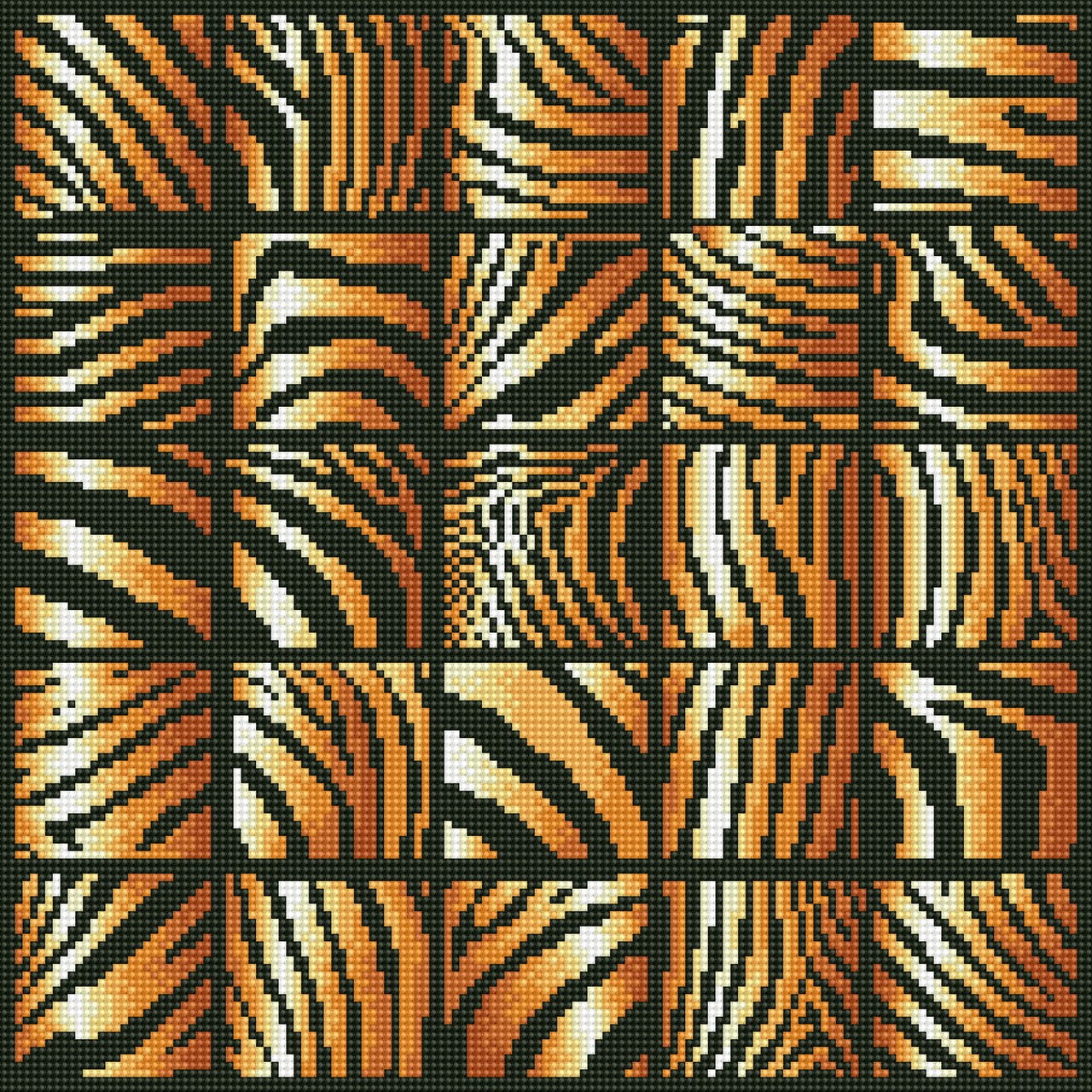 Diamond Dotz Wild Animal Print Diamond Painting Kits for Adults - Diamond Art Kits a Relaxing Creative Craft Kit with Dotz Gems 16.1"x16.1"